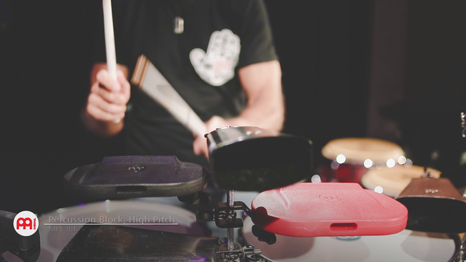 Percussion Block Medium Pitch Black video