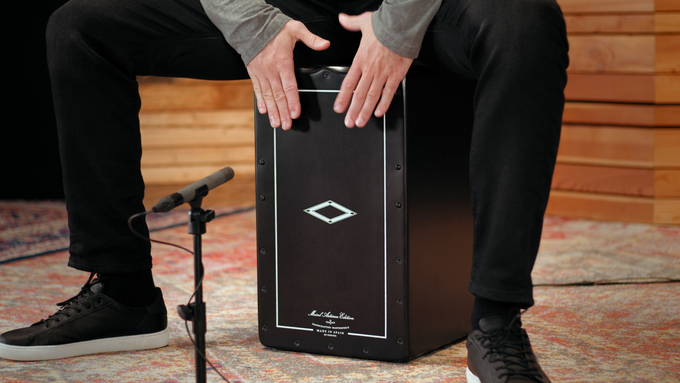 String Cajon Tango Line Satin Black  video
