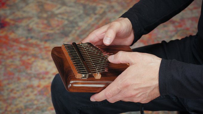 Solid Pickup Kalimba, American Walnut video